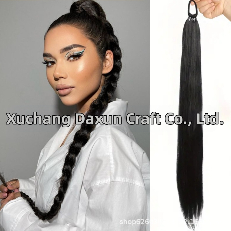 Poni parūka no termiski izturīgām šķiedrām, mehāniska konstrukcija, krāsošana un perm pieļauta