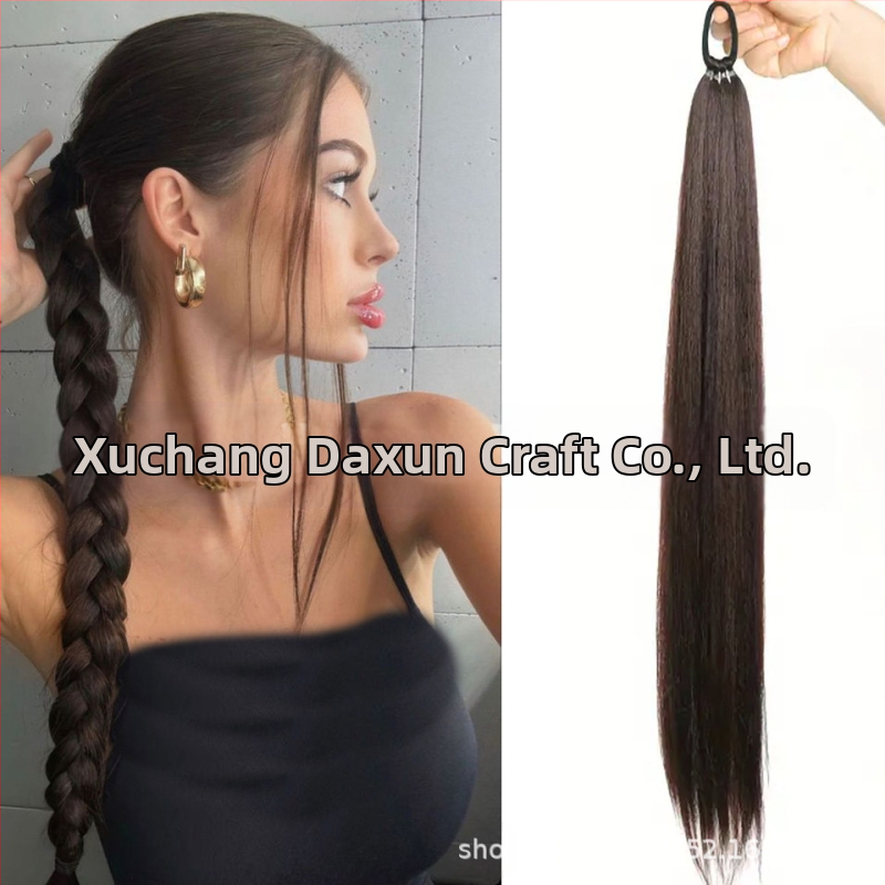 Poni parūka no termiski izturīgām šķiedrām, mehāniska konstrukcija, krāsošana un perm pieļauta