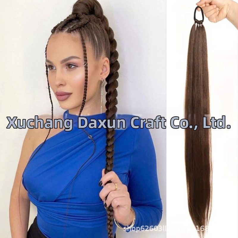 Poni parūka no termiski izturīgām šķiedrām, mehāniska konstrukcija, krāsošana un perm pieļauta