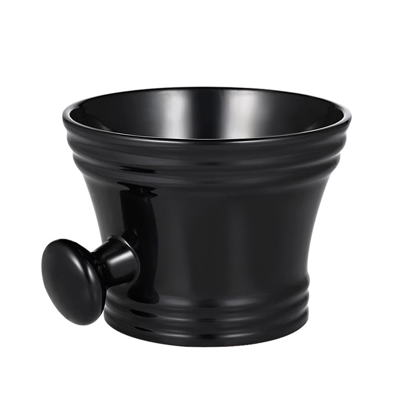 Σετ βούρτσας για γένια και μπολ αφρού ξυρίσματος, πλαστικό, χωρητικότητα 100 ml