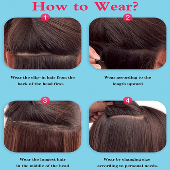 Klip-in matu daļa sievietēm, dabisks izskats ar lielām viļņām, sintētiskie mati ar augstu temperatūras pretestību, apjoms, modelis EX80, nav krāsots vai gludināms