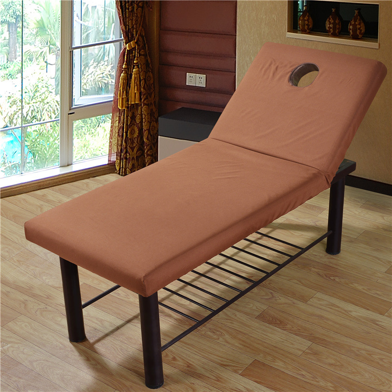 Βουρτσισμένο σεντόνι με λάστιχο για κρεβάτι ομορφιάς σε σπα – Twill ύφανση, βαφή αντίδρασης