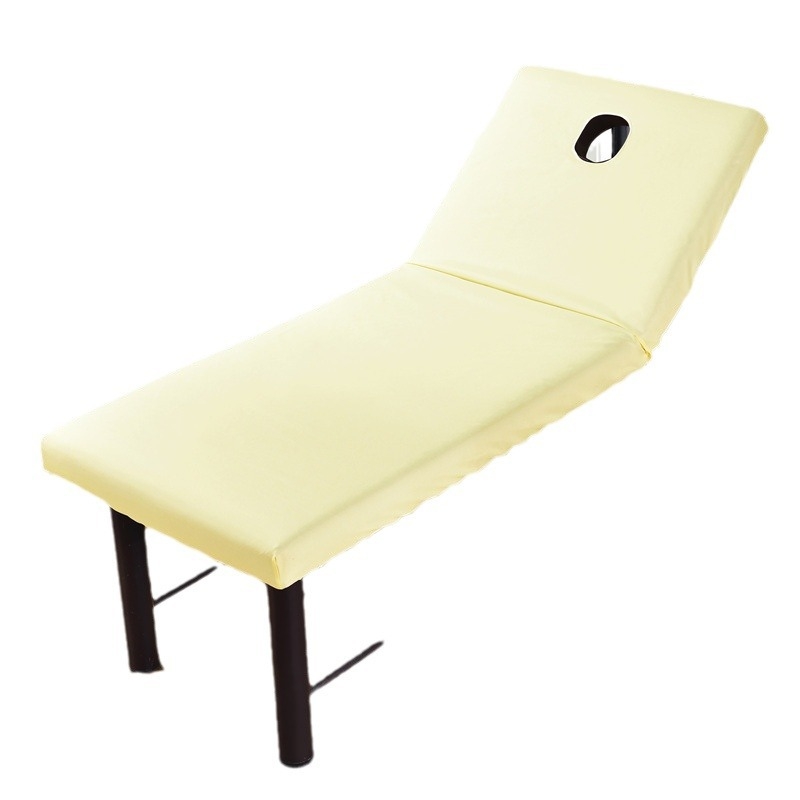 Βουρτσισμένο σεντόνι με λάστιχο για κρεβάτι ομορφιάς σε σπα – Twill ύφανση, βαφή αντίδρασης