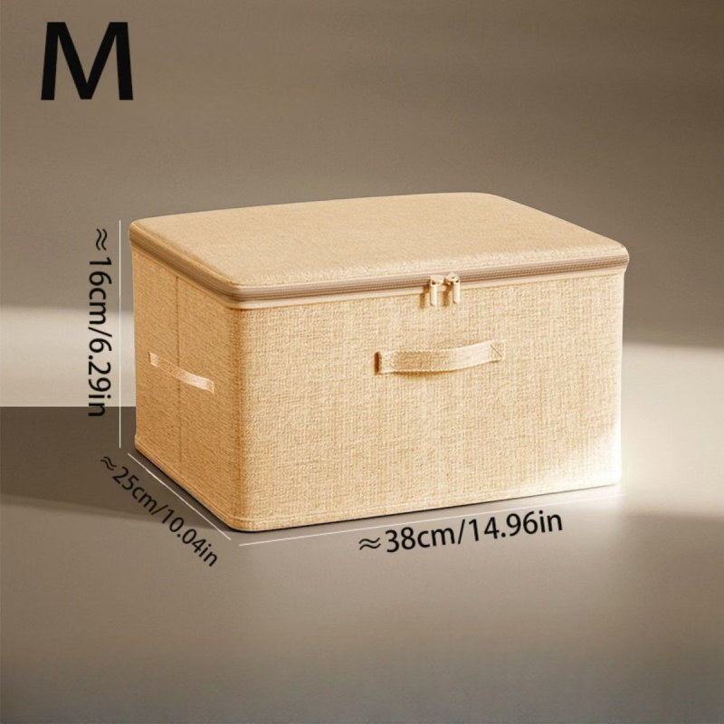 Drabužių saugyklos dėžė - Sulankstoma, Talpa 50 L, Medžiaga: kationinis audinys, Nešiojama, Dulkėms ir drėgmei atspari