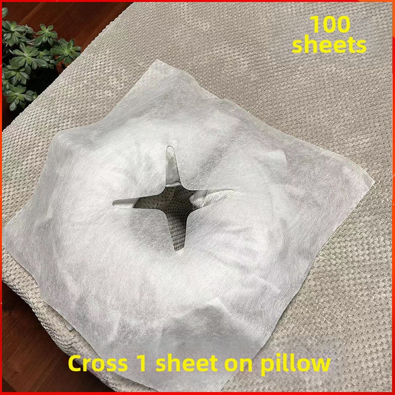 Μονόχρηστο υπόστρωμα προσώπου για μασάζ από μη υφασμένο ύφασμα, πάχος 0,5, με εκτύπωση λογότυπου και δυνατότητα εξατομίκευσης, συσκευασία 200 τεμάχια.