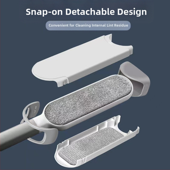 Statinis plaukų šalinimo šepetėlis – plastikinė konstrukcija, tinka drabužiams, paklodėms ir paltams; kilmė Zhejiang; pristatymas 2013 m. pavasarį; modernus paprastas stilius