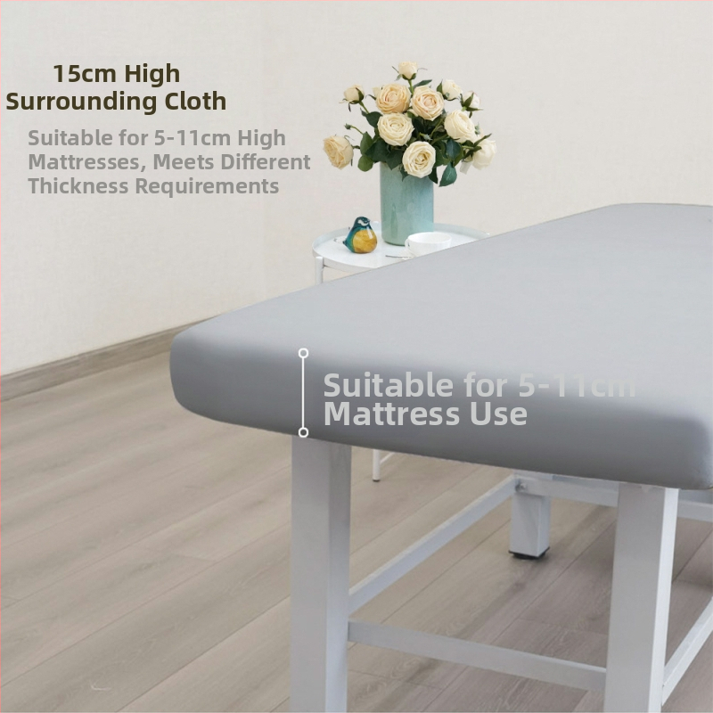 Прилягащ чаршаф за бюти легло, химическо влакно, бриширан плат, реактивен печат и боядисване, с възможност за персонализация, модерен минималистичен стил