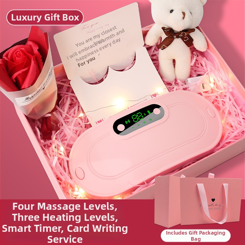 Pilvo šildymo juosta su vibracine masažu, modelis Y20, įkraunama, laikmatis, temperatūra 50–60°C