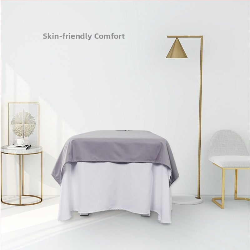 Aibang полиестер-памук спален чаршаф, еднотонен модел, реактивно печатане и боядисване, модерен минималистичен стил