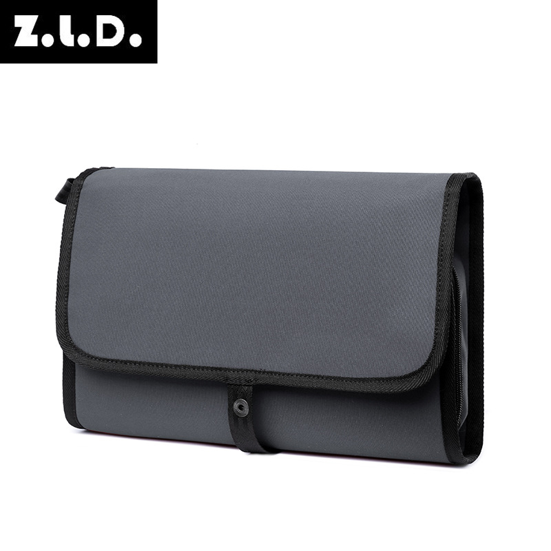 Atidaloma nešiojama vandeniui atspari poliesterio kosmetikos krepšys kelionėms