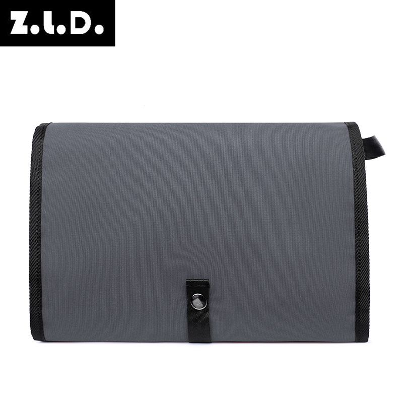 Atidaloma nešiojama vandeniui atspari poliesterio kosmetikos krepšys kelionėms