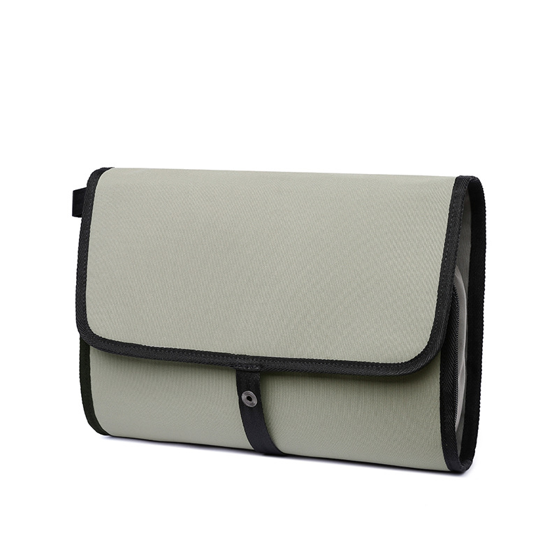 Atidaloma nešiojama vandeniui atspari poliesterio kosmetikos krepšys kelionėms