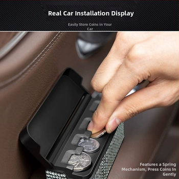 Κουτί αποθήκευσης νομισμάτων αυτοκινήτου με διαμάντια – μικρή θήκη μετρητών, δημιουργικός οργανωτής νομισμάτων, Υλικό: Πλαστικό, Μοντέλο 032, Μάρκα Shangchuang