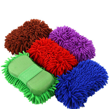 Μπλοκ σφουγγαριού για πλύσιμο αυτοκινήτου – πολυλειτουργικό εργαλείο, ύφασμα σουέντ, chenille μικροϊνες