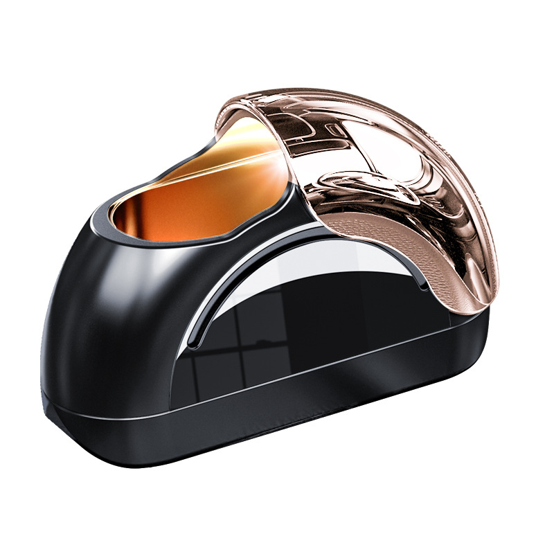 Automobilio ir namų pelenų indas, metalinis, dviejų paskirčių naudojimas, modelis Door ashtray, prekinis ženklas CHURET bamboo reett