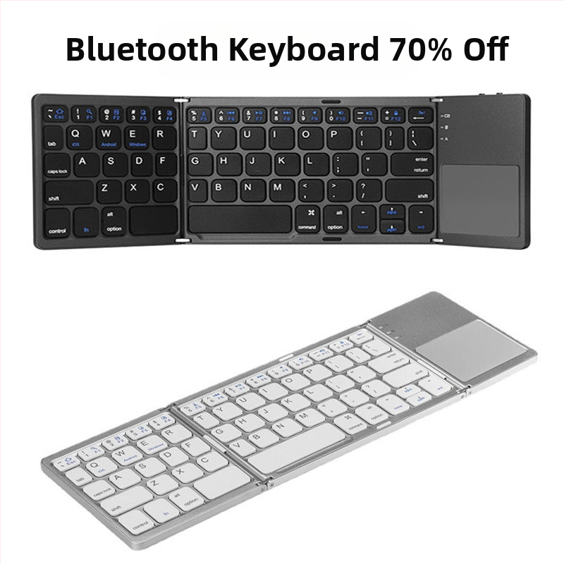 Безжична Bluetooth клавиатура B033plus – ергономичен дизайн, възможност за печат на лого, съвместимост с таблети, Bluetooth интерфейс