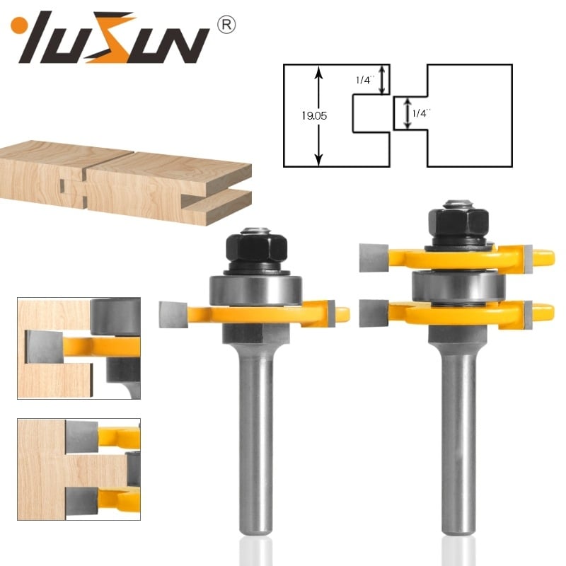 Ορυχίζοντας φρέζα για οπή και ένωση θηλιών — φρέζα τύπου Τ-οδόντας για ξύλο, σειρά: Μαχαίρι μαρτυέν/τσέρν