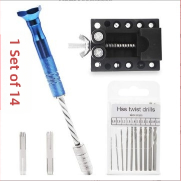 Malikang Tools ръчна бормашина – високоскоростна стомана, 0,5–3,2 мм, метричен и имперски формат, за домашна употреба