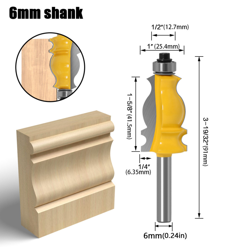 Φρεζάκι για ξυλουργική με σχήμα φιστέιλ, για CNC/μηχανές χάραξης; κατάλληλο για ξύλο, MDF, συνθετικά πάνελ και λαμινάτ