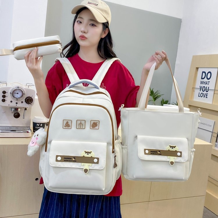 Σχολικό σακίδιο πλάτης Μεγάλης Χωρητικότητας, Νάιλον, Καμπυλωτοί ιμάντες ώμου, Προστασία σπονδυλικής στήλης, Αστικός Μινιμαλισμός