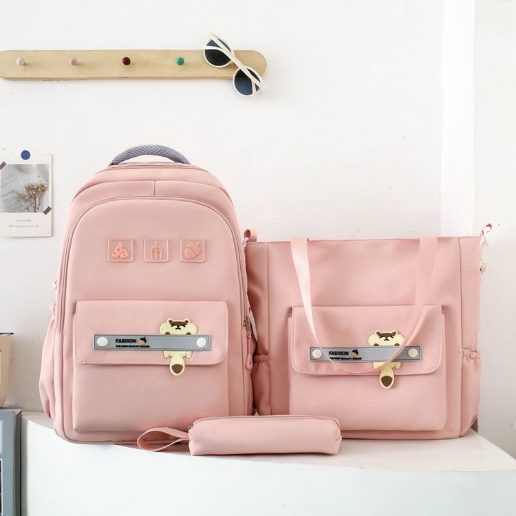 Σχολικό σακίδιο πλάτης Μεγάλης Χωρητικότητας, Νάιλον, Καμπυλωτοί ιμάντες ώμου, Προστασία σπονδυλικής στήλης, Αστικός Μινιμαλισμός