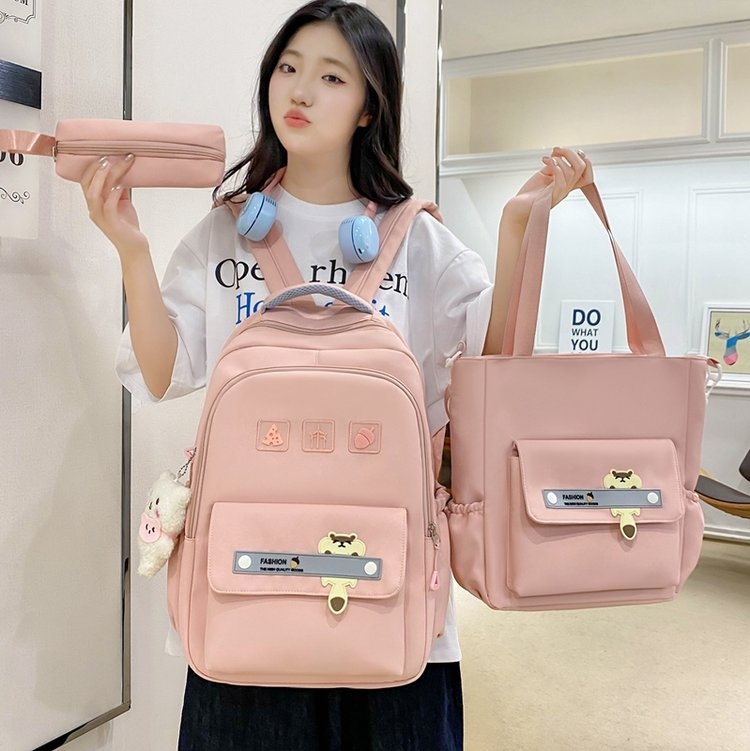 Σχολικό σακίδιο πλάτης Μεγάλης Χωρητικότητας, Νάιλον, Καμπυλωτοί ιμάντες ώμου, Προστασία σπονδυλικής στήλης, Αστικός Μινιμαλισμός