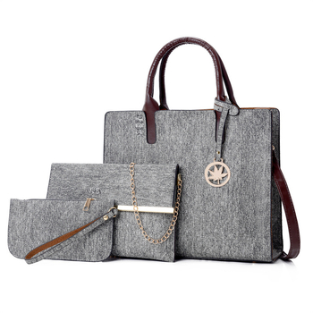 Geantă de umăr din PU, stil mamă-fiică, cu fermoar, formă verticală pătrată, buzunare interioare: buzunar cu fermoar, buzunar pentru telefon și buletin, vară 2024