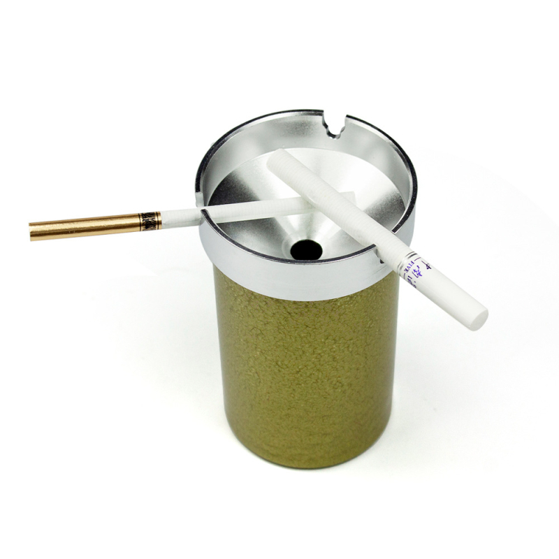 Metāla automašīnas pelnu trauks ar vāku, atkārtoti izmantojams, paredzēts vākšanai un uzglabāšanai, logotipa drukāšana pieejama