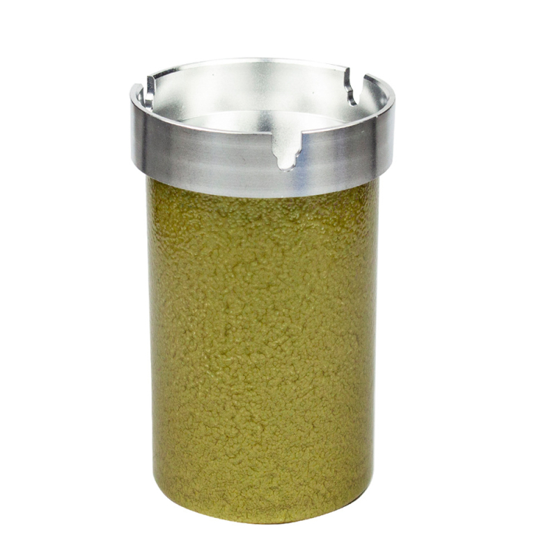 Metāla automašīnas pelnu trauks ar vāku, atkārtoti izmantojams, paredzēts vākšanai un uzglabāšanai, logotipa drukāšana pieejama