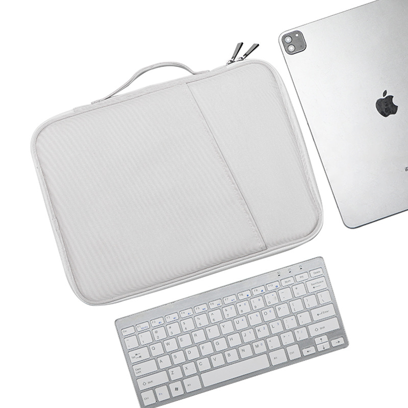 Θήκη για iPad tablet με εσωτερική θήκη, ανθεκτική σε κραδασμούς και αδιάβροχη, PU υλικό, επένδυση κρυστάλλινο βελούδο, μονόχρωμη
