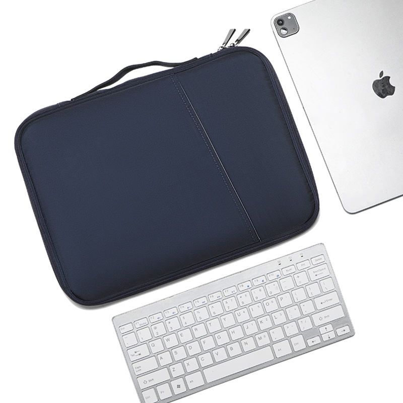 Θήκη για iPad tablet με εσωτερική θήκη, ανθεκτική σε κραδασμούς και αδιάβροχη, PU υλικό, επένδυση κρυστάλλινο βελούδο, μονόχρωμη