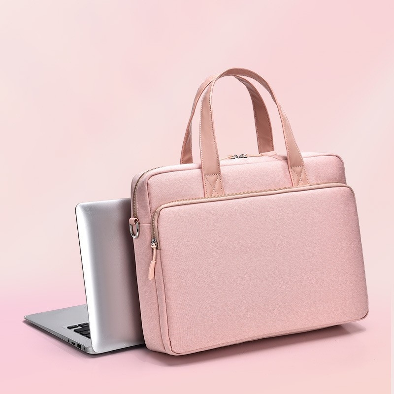 Torba za laptop s punim zračnim jastukom – prijenosna kutija za pohranu (vodootporna; otpornost na habanje; proširiva; smanjenje opterećenja) Poliester; Gradski minimalistički stil; Proljeće 2025