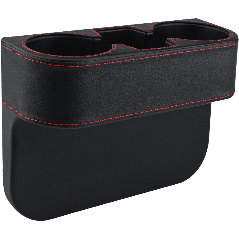 Pierre PU odinis puodelio laikiklis tarp sėdynių spragų