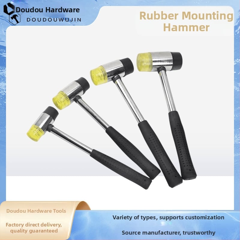 Gumos galvos plaktukas su PVC kotu, atsparus eksplozijai ir šokams, skirtas montavimui ir dekoravimui