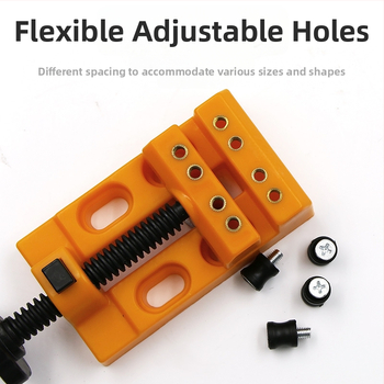 Bench vise – osam rupa, mini stolni stezaljka za rezbarenje Bodhi walnut Wenwan, Joist