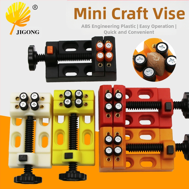 Bench vise – osam rupa, mini stolni stezaljka za rezbarenje Bodhi walnut Wenwan, Joist