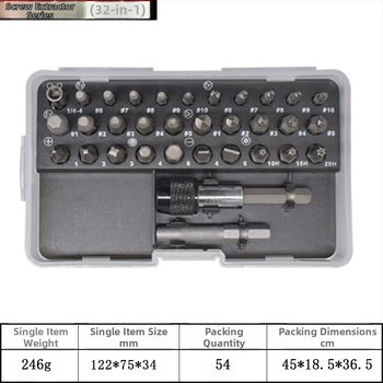 33-частен комплект екстрактори за винтове, стомана хром ванадий, тресчотков тип, за повредени винтове, за домашна употреба