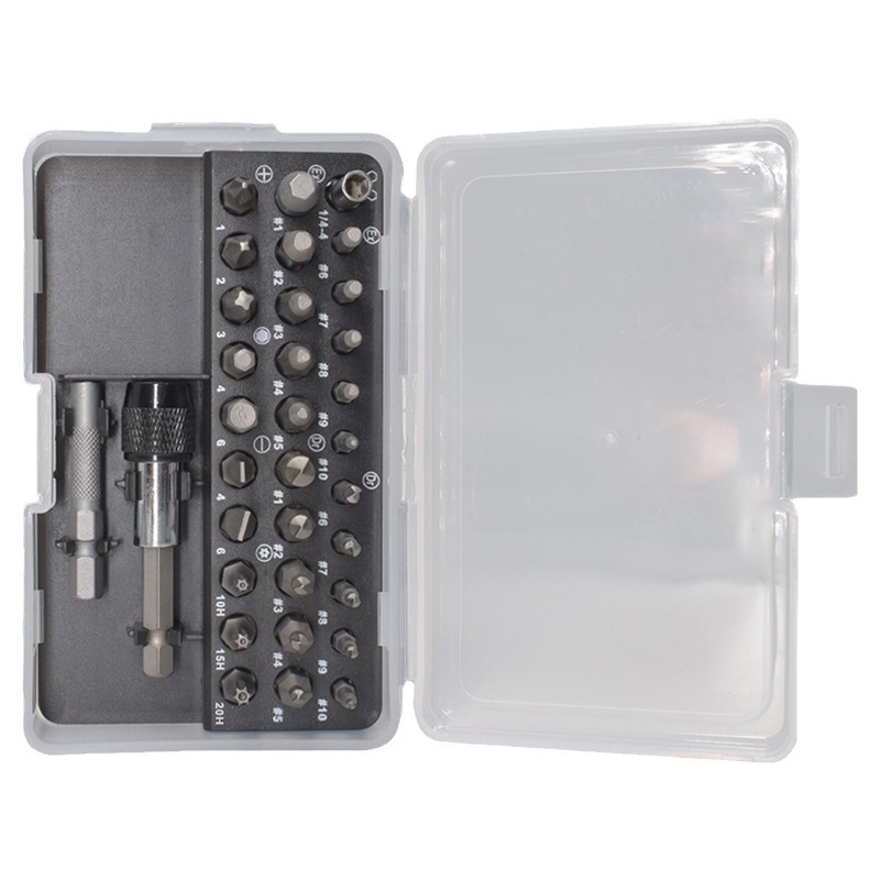 33-частен комплект екстрактори за винтове, стомана хром ванадий, тресчотков тип, за повредени винтове, за домашна употреба