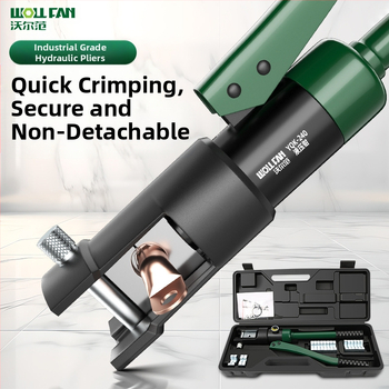 Hidrauliniai krimpo įrankiai elektrikams, integruotas dizainas, Volvan, darbo jėgos taupymas, svoris 10, medžiaga: ypatingas plienas