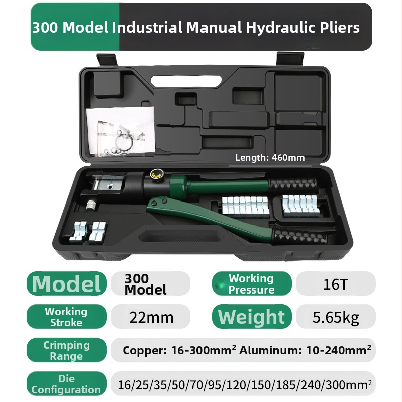 Hidrauliniai krimpo įrankiai elektrikams, integruotas dizainas, Volvan, darbo jėgos taupymas, svoris 10, medžiaga: ypatingas plienas