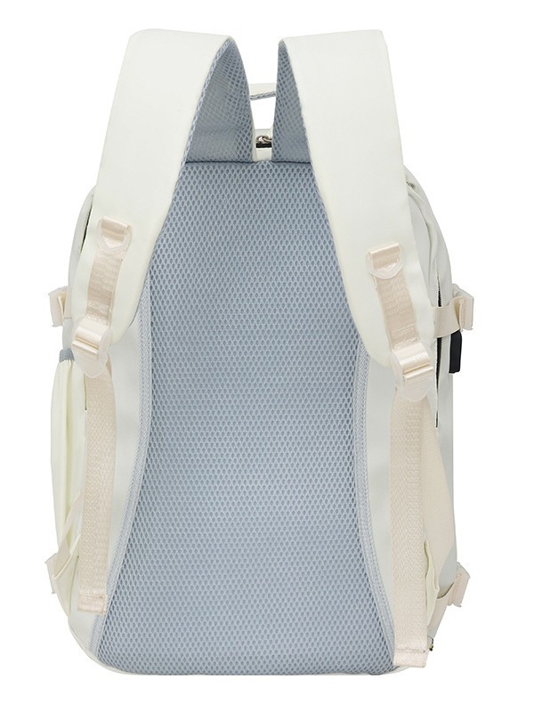 Hátizsák - Uniszex, városi minimalist stílus (20-35L; 14 hüvelykes laptop kompatibilis; PU anyag; lélegző)