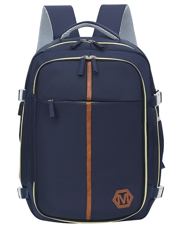 Hátizsák - Uniszex, városi minimalist stílus (20-35L; 14 hüvelykes laptop kompatibilis; PU anyag; lélegző)