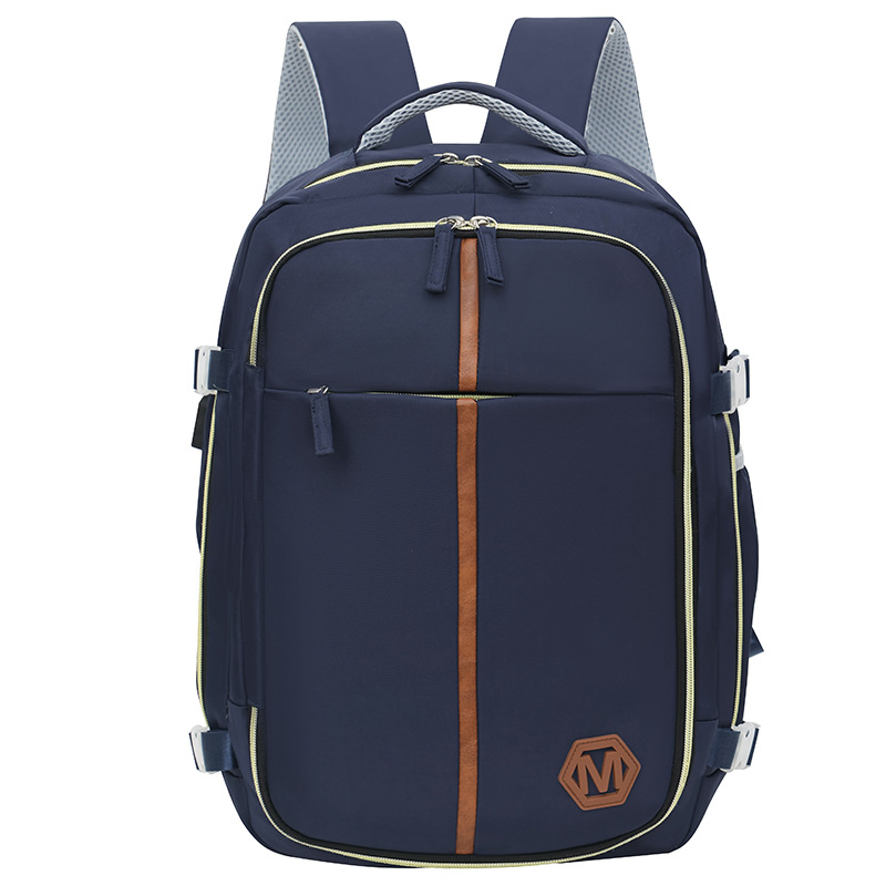 Hátizsák - Uniszex, városi minimalist stílus (20-35L; 14 hüvelykes laptop kompatibilis; PU anyag; lélegző)