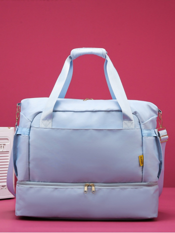 Τσάντα ταξιδιού από Oxford ύφασμα, αδιάβροχη, διαχωρισμός στεγνό‑βρεγμένο, θύρα USB, υπερ-ελαφριά