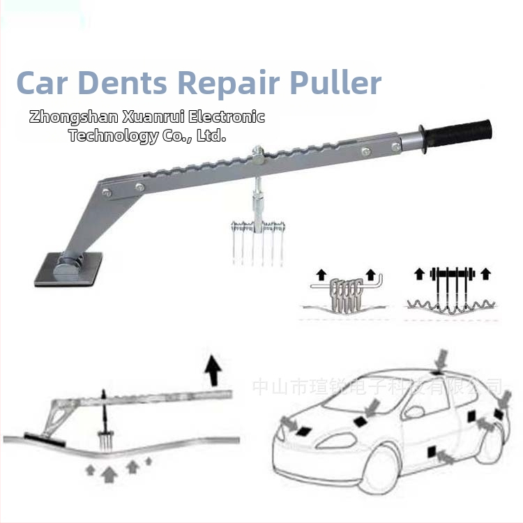 Пулър за вдлъбнатини по автомобил със мостова стойка за ремонт без боядисване – едноточков издърпвач, дължина 785 мм, тегло 1,56 кг, персонализация налична, не е внесен