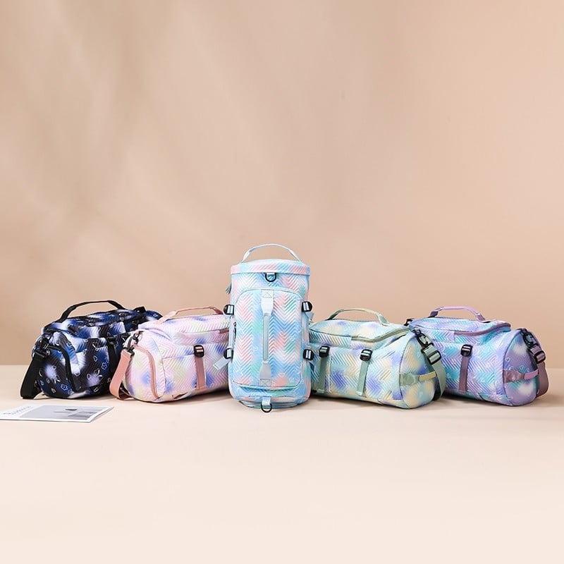 Uniszex nylon utazótáska 20–35L: lélegző, bővíthető, száraz–nedves elválasztás, szabadidős utazáshoz, utcai stílus