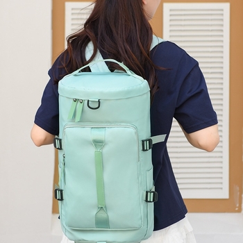 Αθλητική τσάντα για κολύμβηση και γυμναστική με διαχωρισμό στεγνό/βρεγμένο και ξεχωριστό χώρο για παπούτσια, μεγάλη χωρητικότητα 20–35 L, νάιλον, αδιάβροχη, unisex