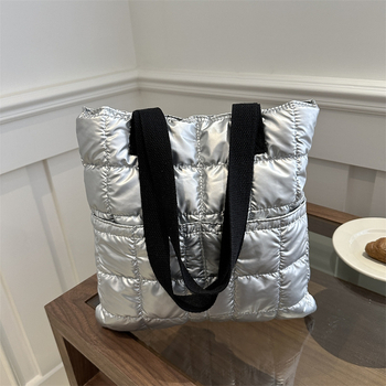 Женска Tote чанта, PU материал, уличен стил, вертикална квадратна форма, цип, вътрешен джоб за телефон