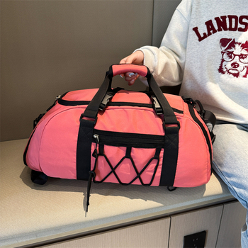 Crossbody τσάντα ταξιδιού με διαχωρισμό στεγνό-υγρό, Oxford ύφασμα, διαπνέουσα, ανθεκτική στη φθορά, unisex