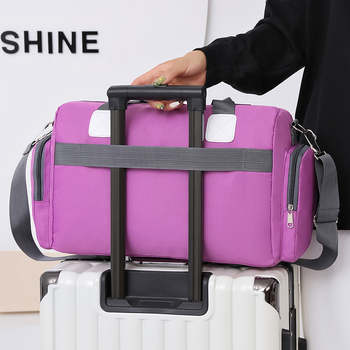 Τσάντα ταξιδιού μεγάλου χώρου 20–35 L, unisex; Oxford ύφασμα; αδιάβροχη; ultra-ελαφριά; επένδυση από νάιλον